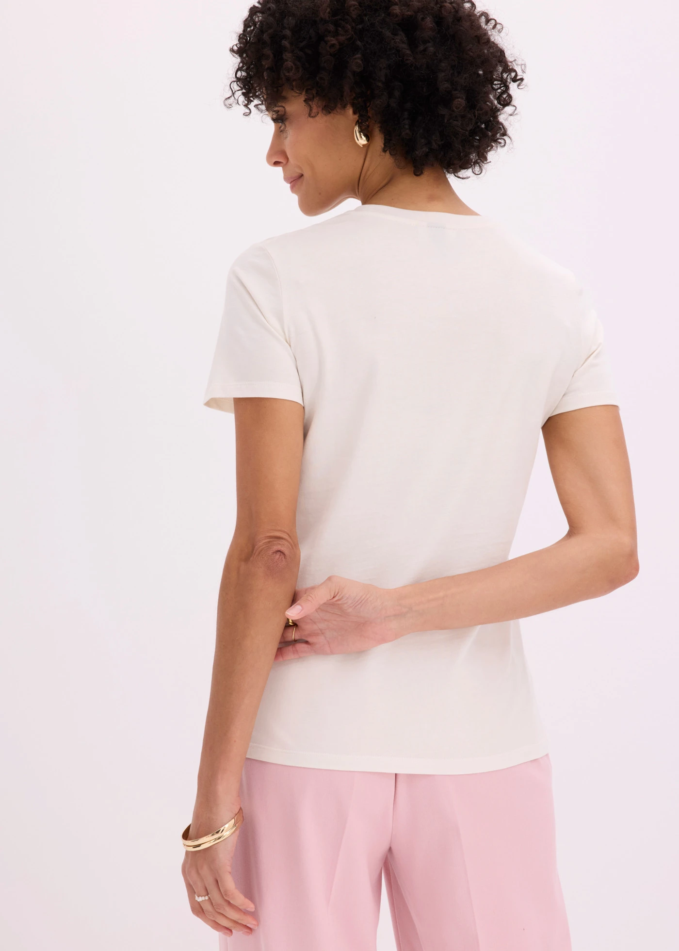 Koszulka bawełniana • biel wełny • sklep bonprix