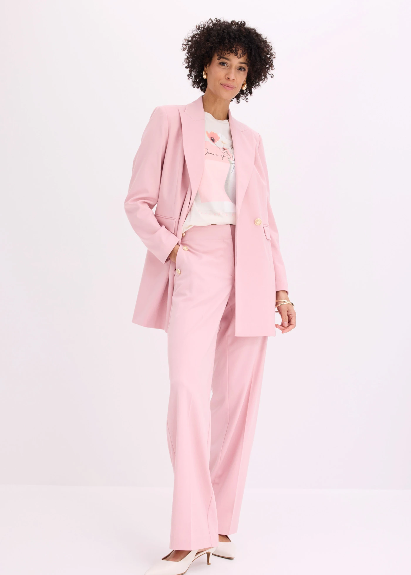 Póló pamutból • gyapjúfehér • bonprix áruház