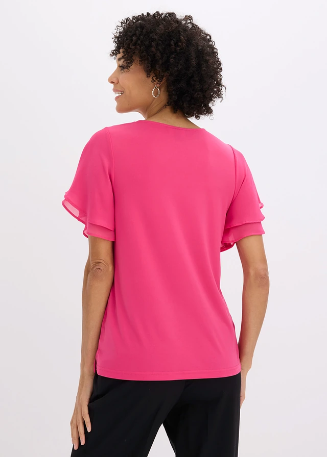 Shirt met chiffon mouwen • pinklady • product-page.page-title-suffix