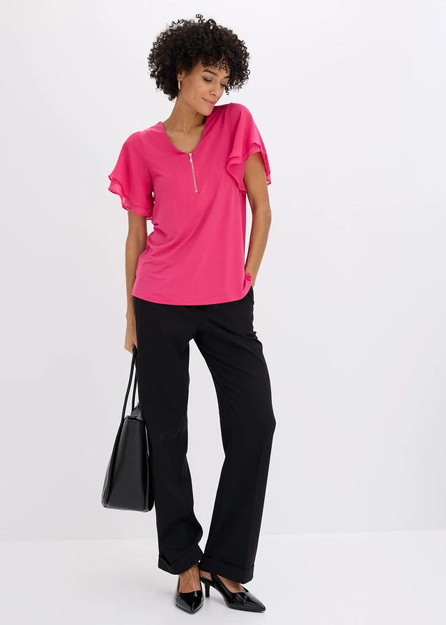Shirt met chiffon mouwen • pinklady • product-page.page-title-suffix