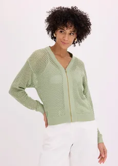 Kötött kardigán • halványzöld • bonprix áruház
