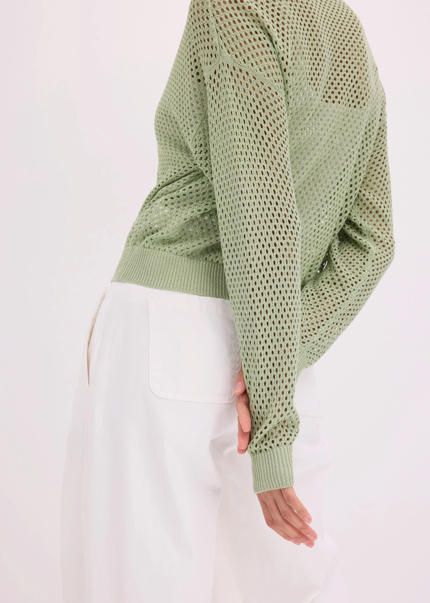 Kardigan • jasnozielono-metaliczny • sklep bonprix