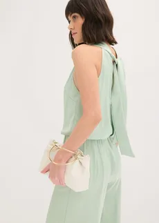 Petit sac à bandoulière et anses en métal • sable clair • Boutique bonprix