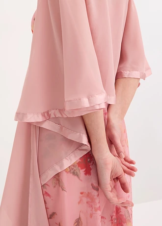 Stóla finom szatén részlettel • hamu rózsaszín • bonprix áruház