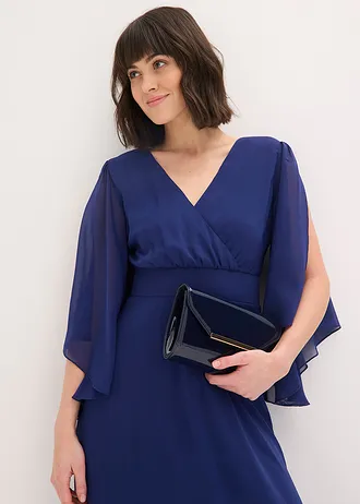 Pochette effet verni • bleu foncé • Boutique bonprix