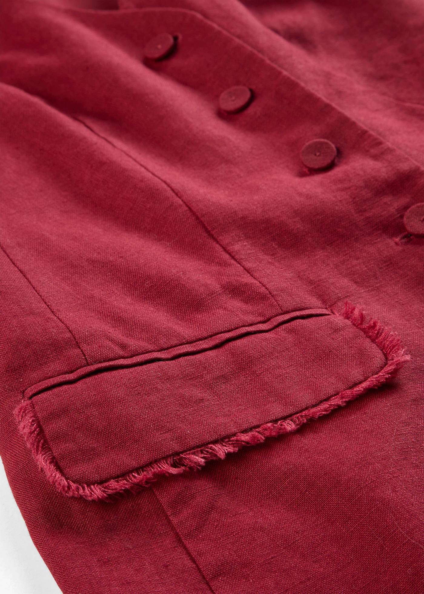 Veste de costume sans manches 100% lin • rouge rubis • Boutique bonprix