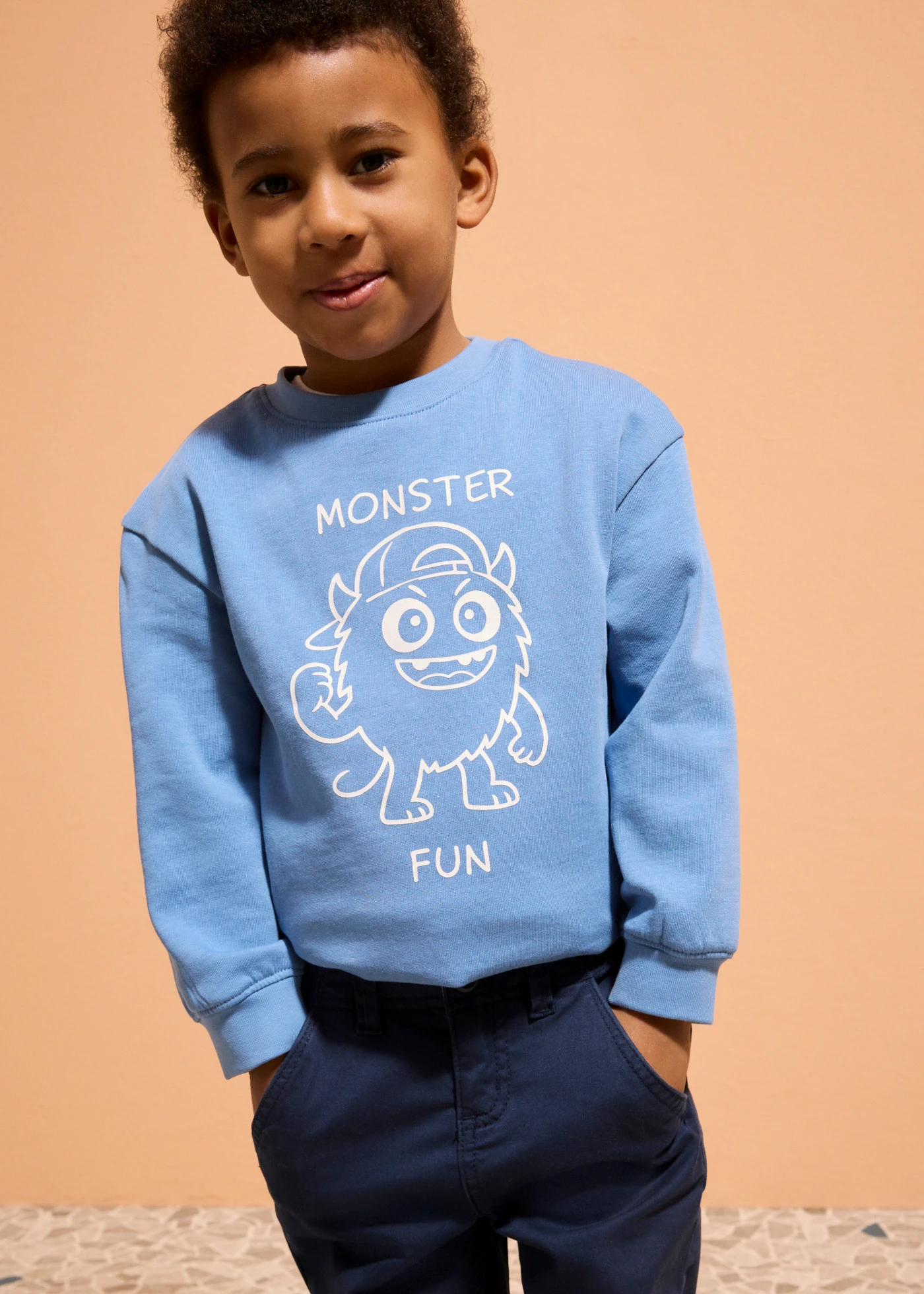 Pantaloni chino cu stretch Slim Fit, drepți, talie ajustabilă • bleumarin • magazin bonprix