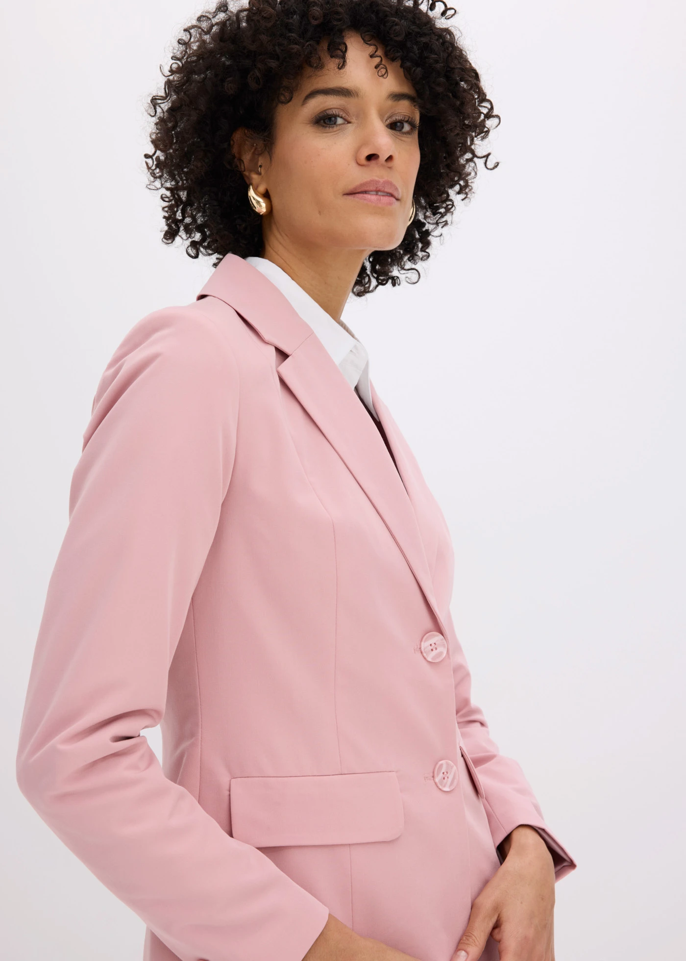 Tailleur pantalon • rose cendré • Boutique bonprix