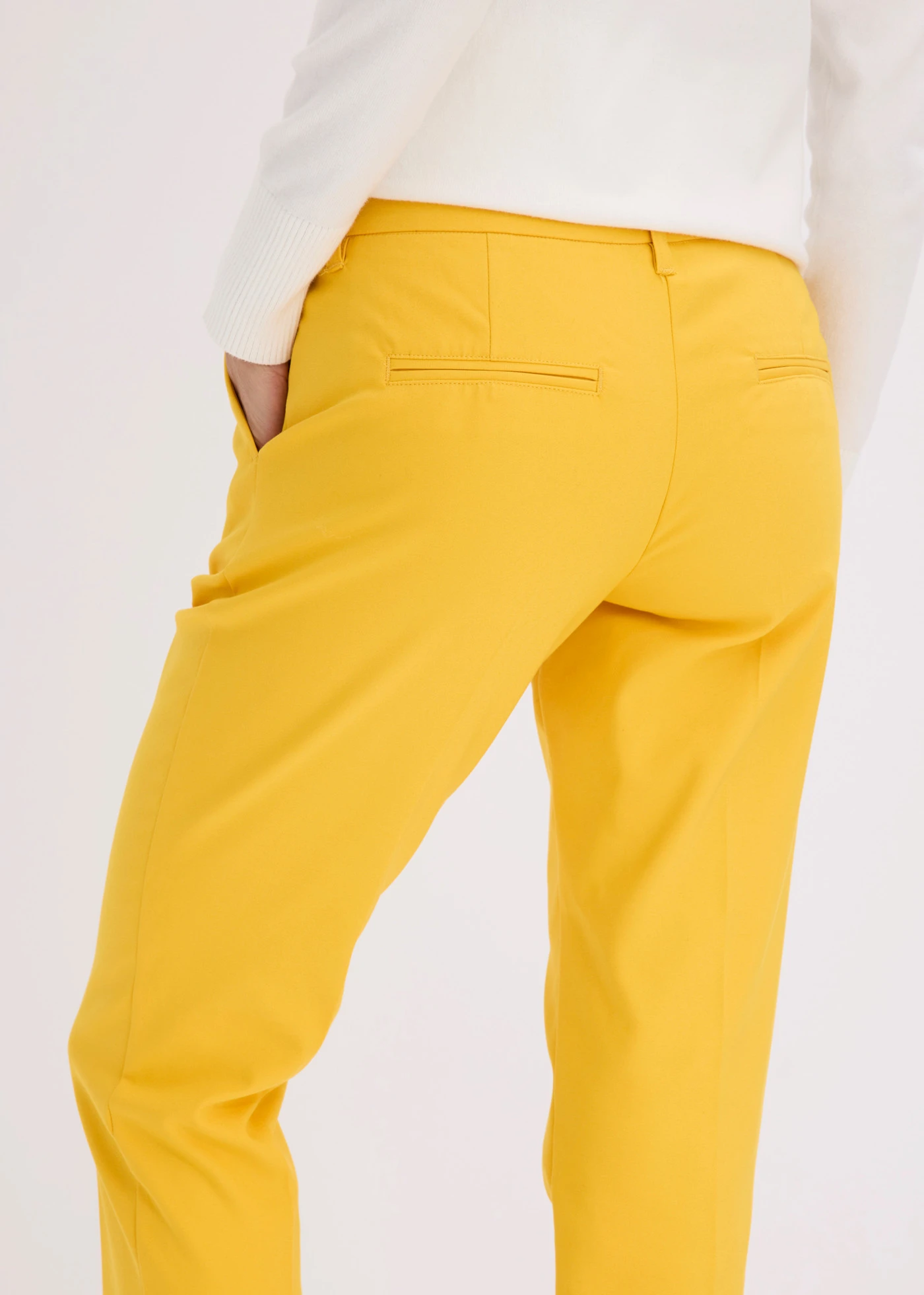 Pantaloni 7/8 business • galben șofran • magazin bonprix