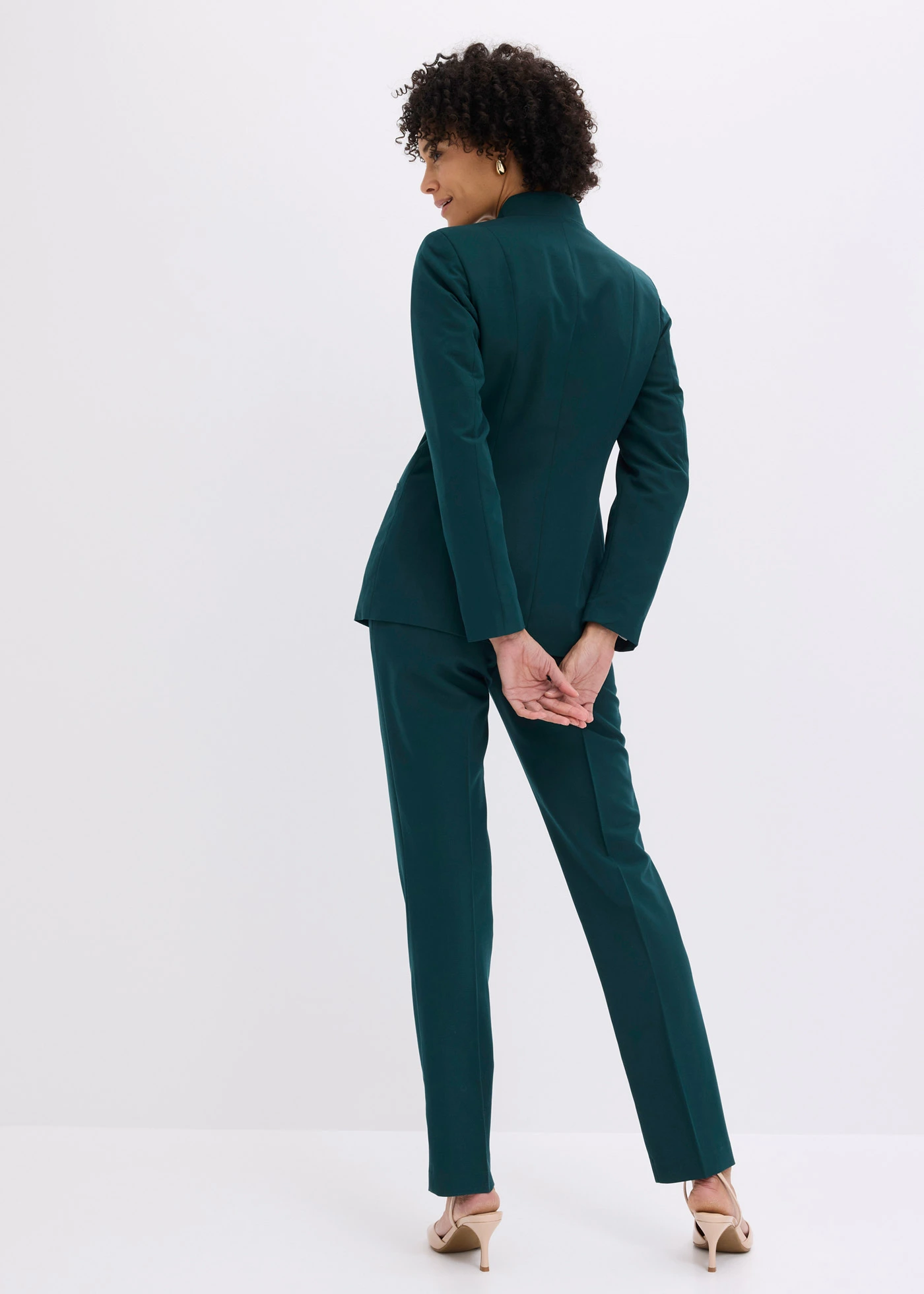 Tailleur pantalon (ens. 2 pces) • vert profond • Boutique bonprix