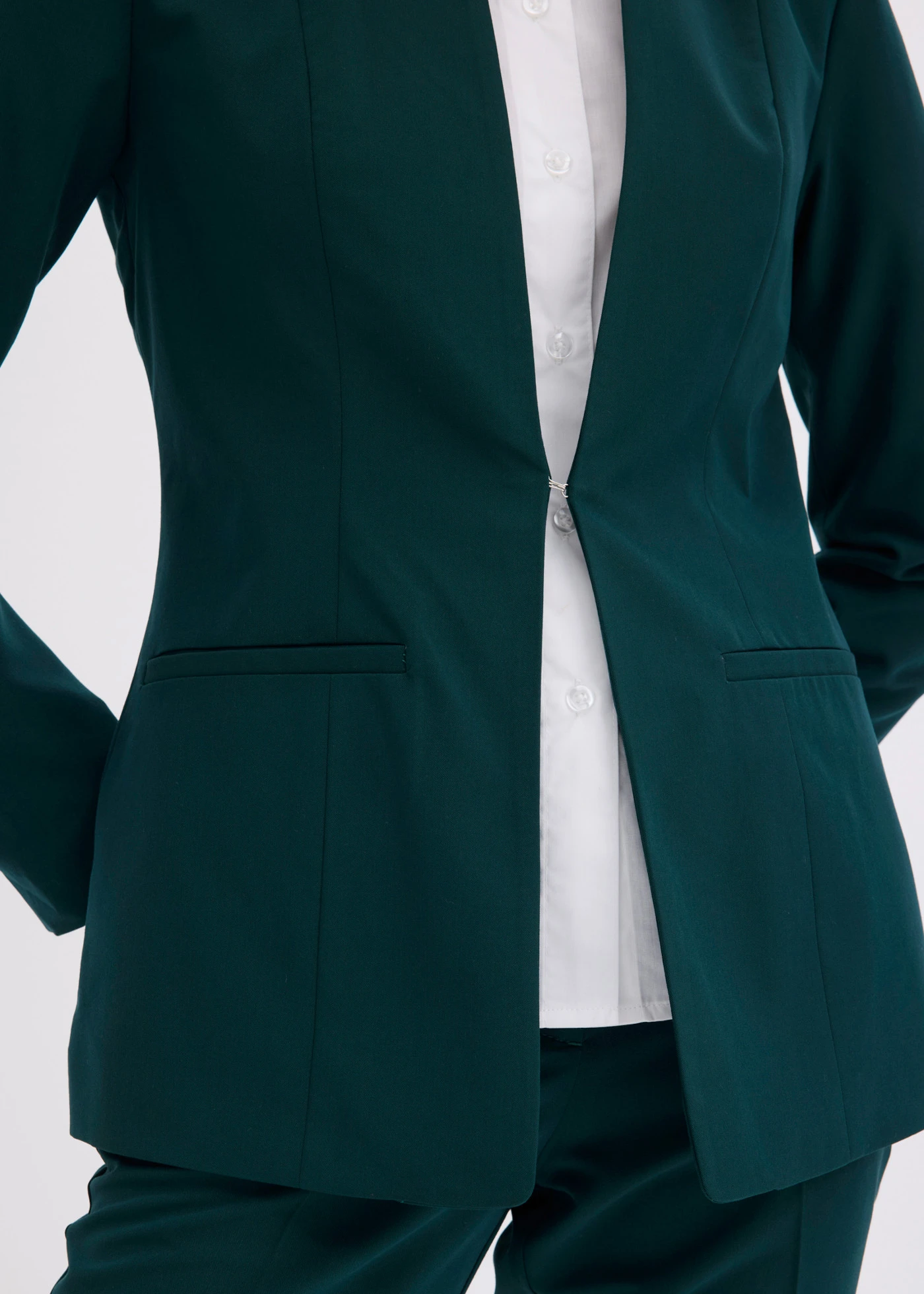 Nohavicový oblek (2-dielna sada) • tmavozelená • obchod bonprix