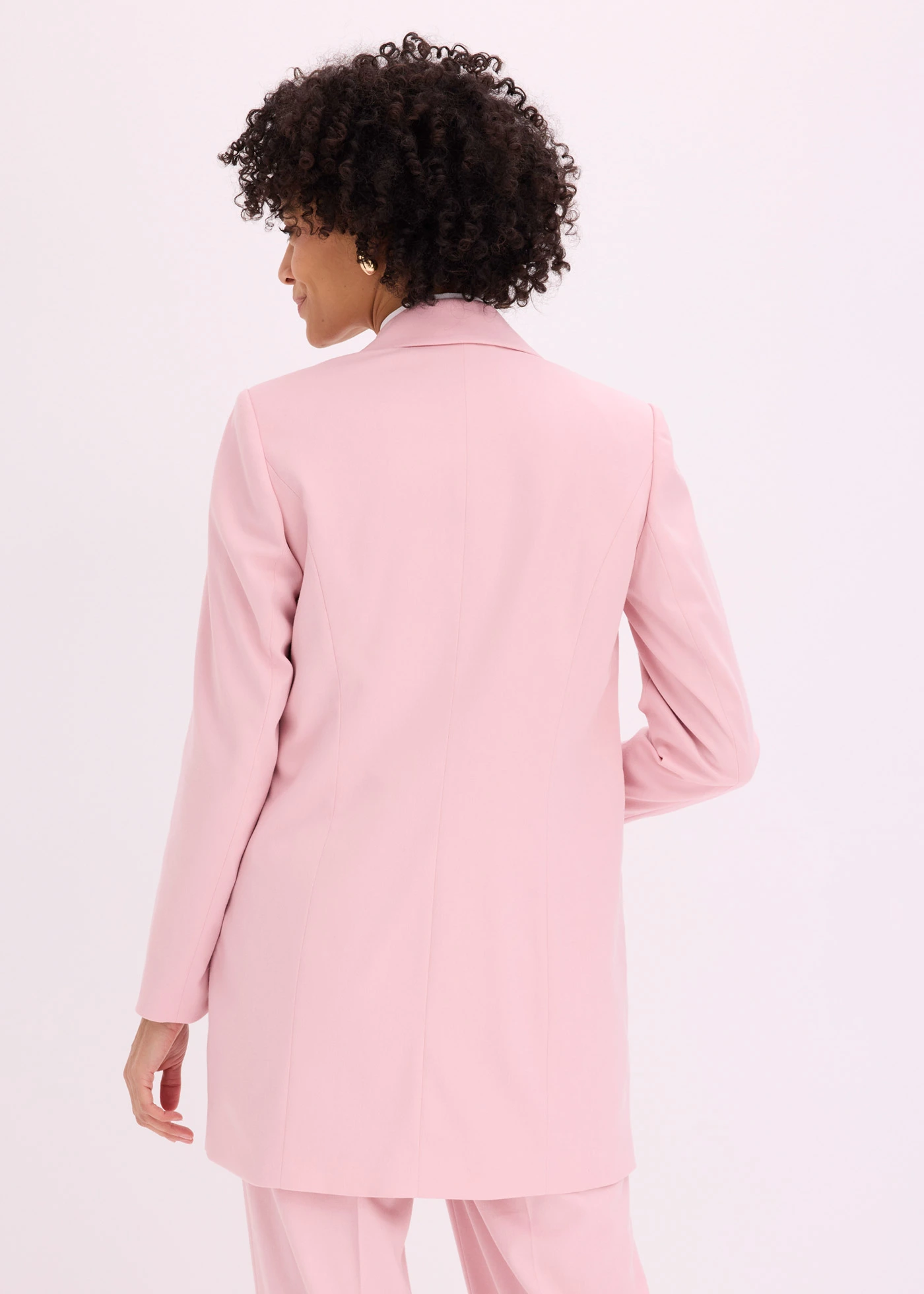 Sacou lung cu nasturi decorativi • roz cenușiu • magazin bonprix