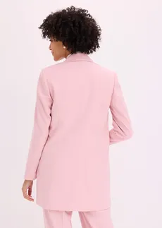 Long blazer à boutons décoratifs • rose cendré • Boutique bonprix