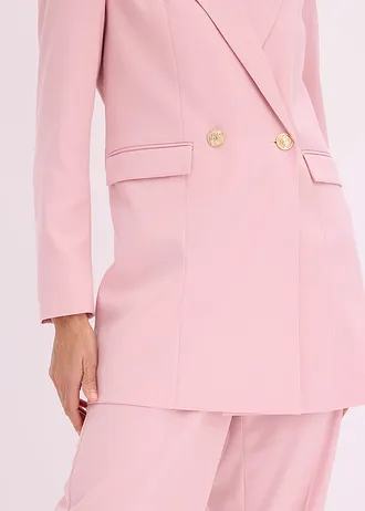 Sacou lung cu nasturi decorativi • roz cenușiu • magazin bonprix