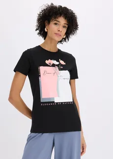 Shirt van katoen • zwart • bonprix online shop