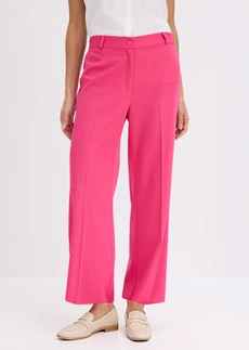 Pantalon large à pinces et taille élastiquée, Couleur: fuchsia