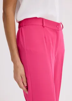 Pantalon large à pinces et taille élastiquée • fuchsia • Boutique bonprix