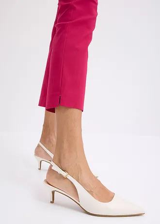 7/8 broek van bengaline • bessenrood • bonprix online shop