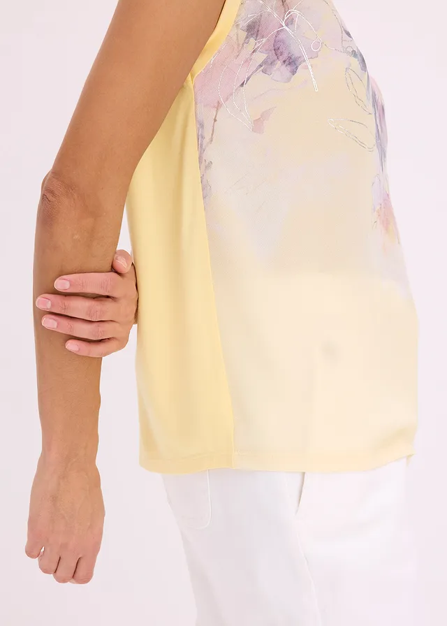 Blouse • lichtgeel gebloemd • product-page.page-title-suffix