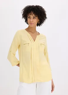 Tuniekblouse van soepele viscose • pastelgeel • bonprix online shop