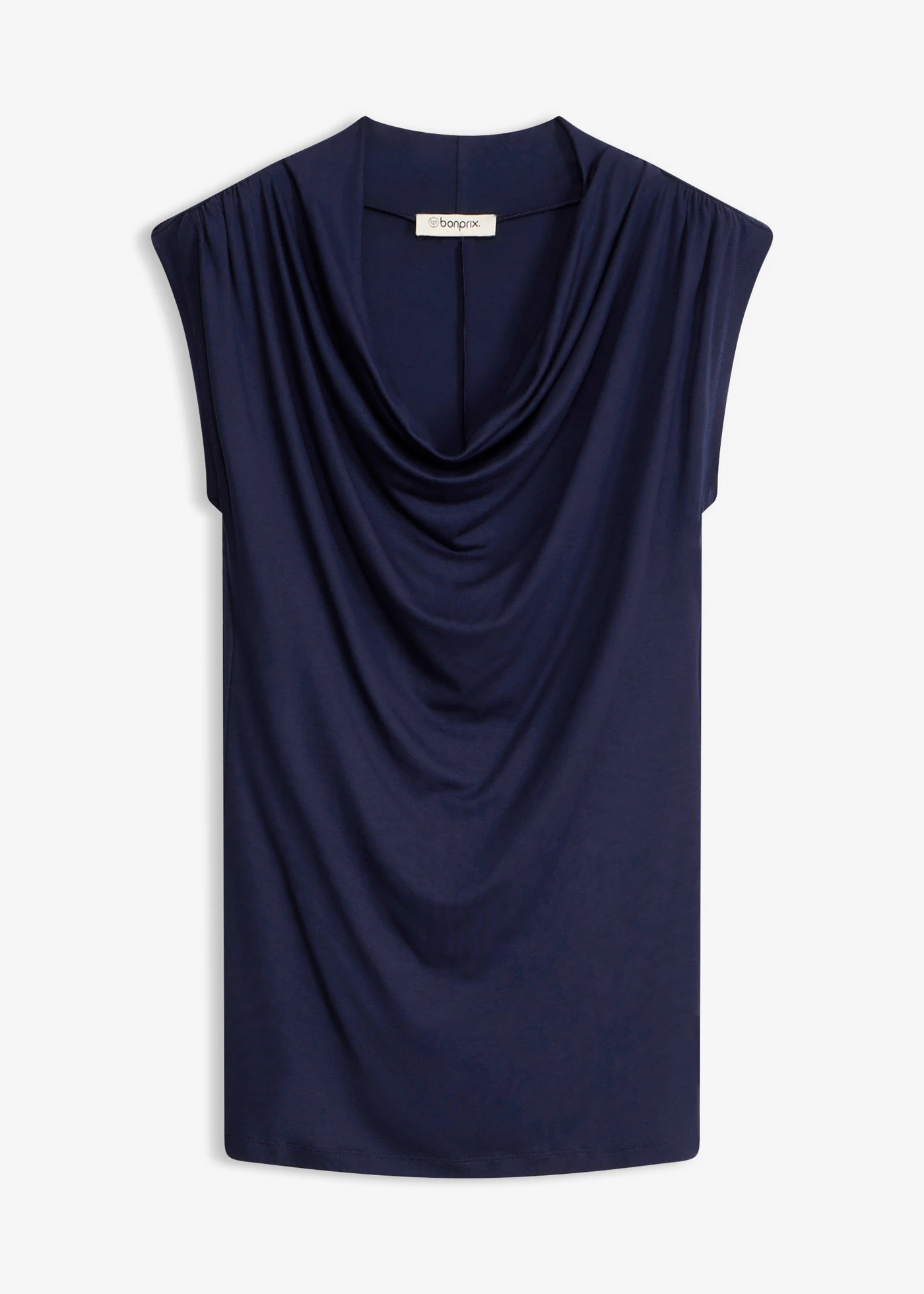 Shirt van viscose-mix • donkerblauw • bonprix online shop