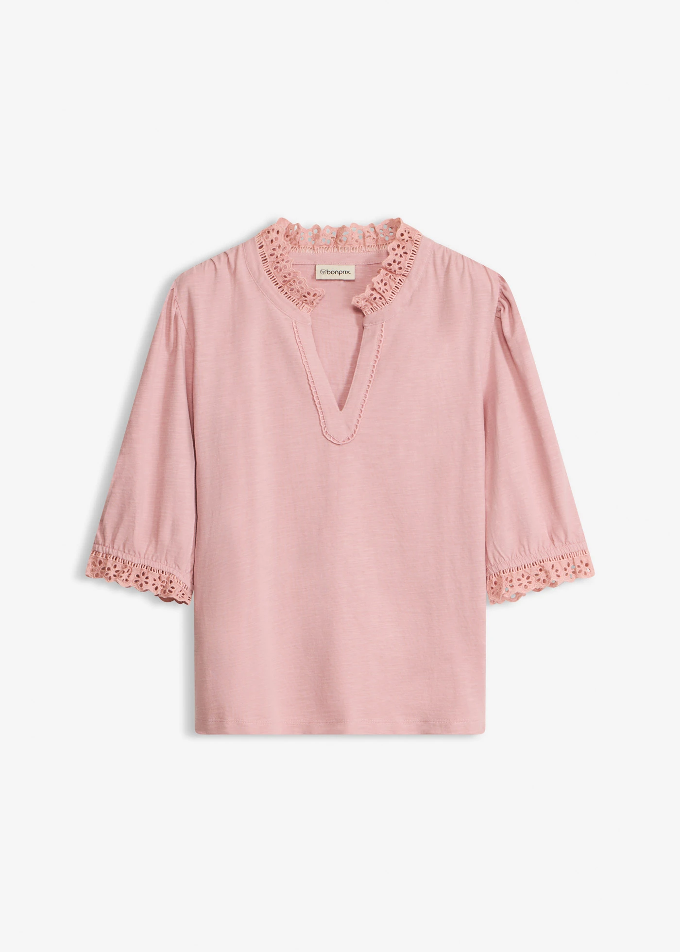 Longsleeve van puur katoen • asroze • bonprix online shop