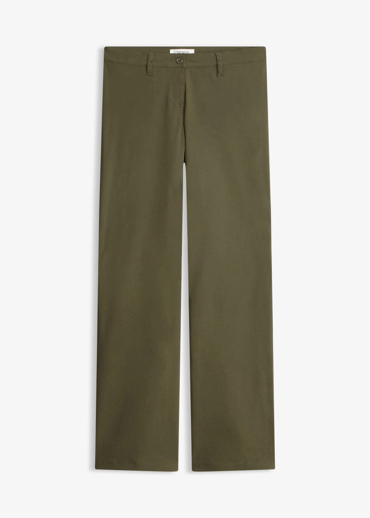 Pantaloni bootcut cu stretch • oliv închis • magazin bonprix