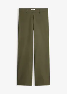 Sztreccsnadrág, Bootcut • sötét olívazöld • bonprix áruház