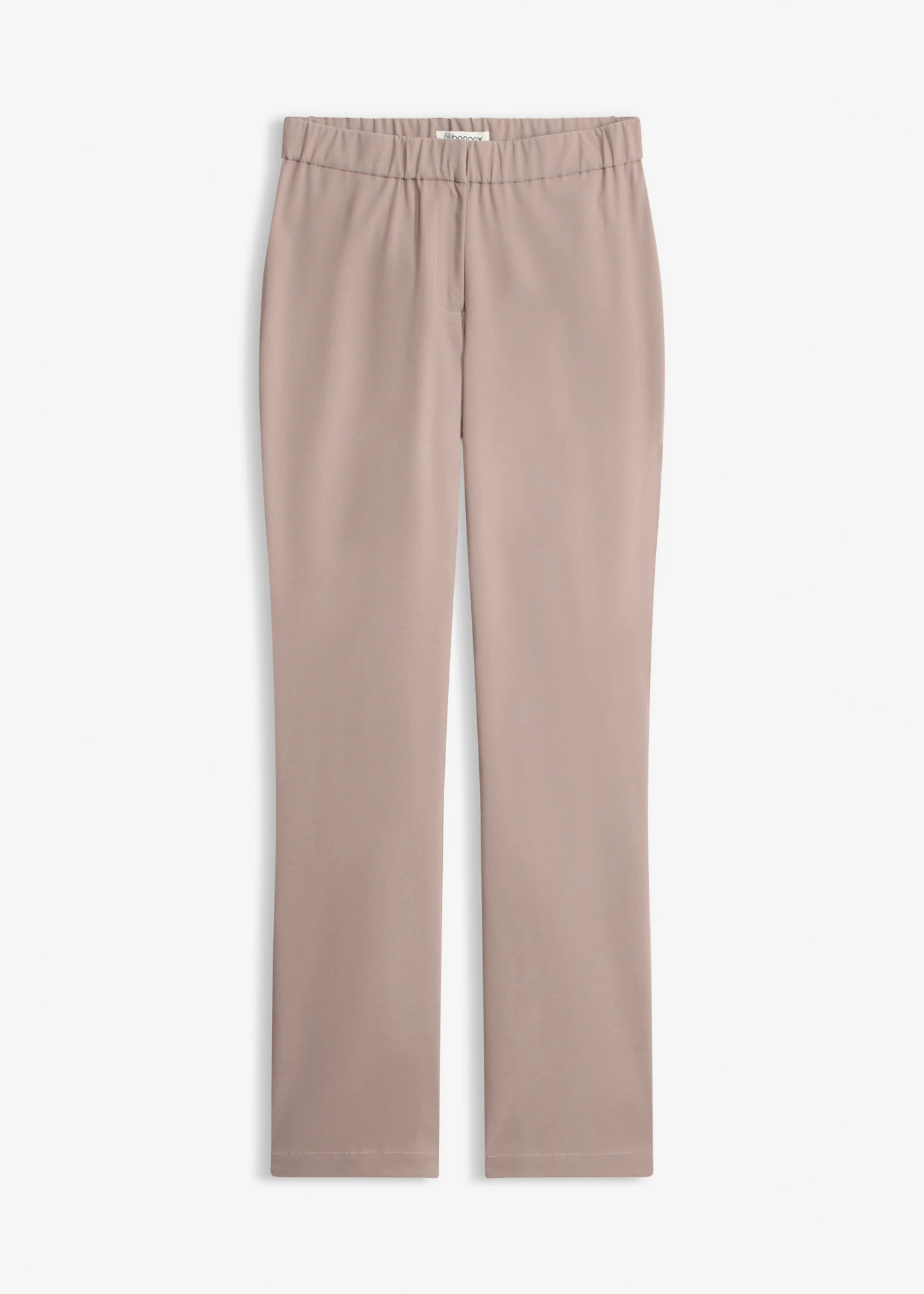 Pantaloni cu stretch din bengalină • gri-bej • magazin bonprix