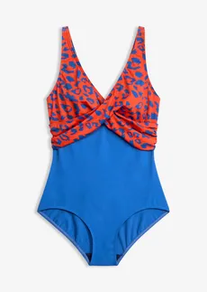 Badpak in wikkellook, Kleur: rood/blauw