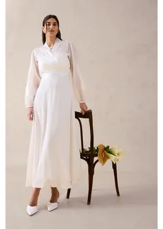 Bolero van fijne tule met strik • wolwit • bonprix online shop