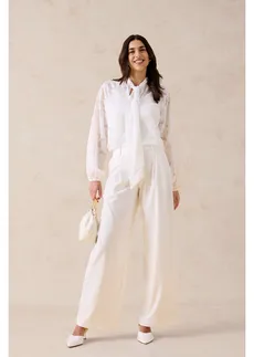 Blouse ample à broderies • ecru • Boutique bonprix