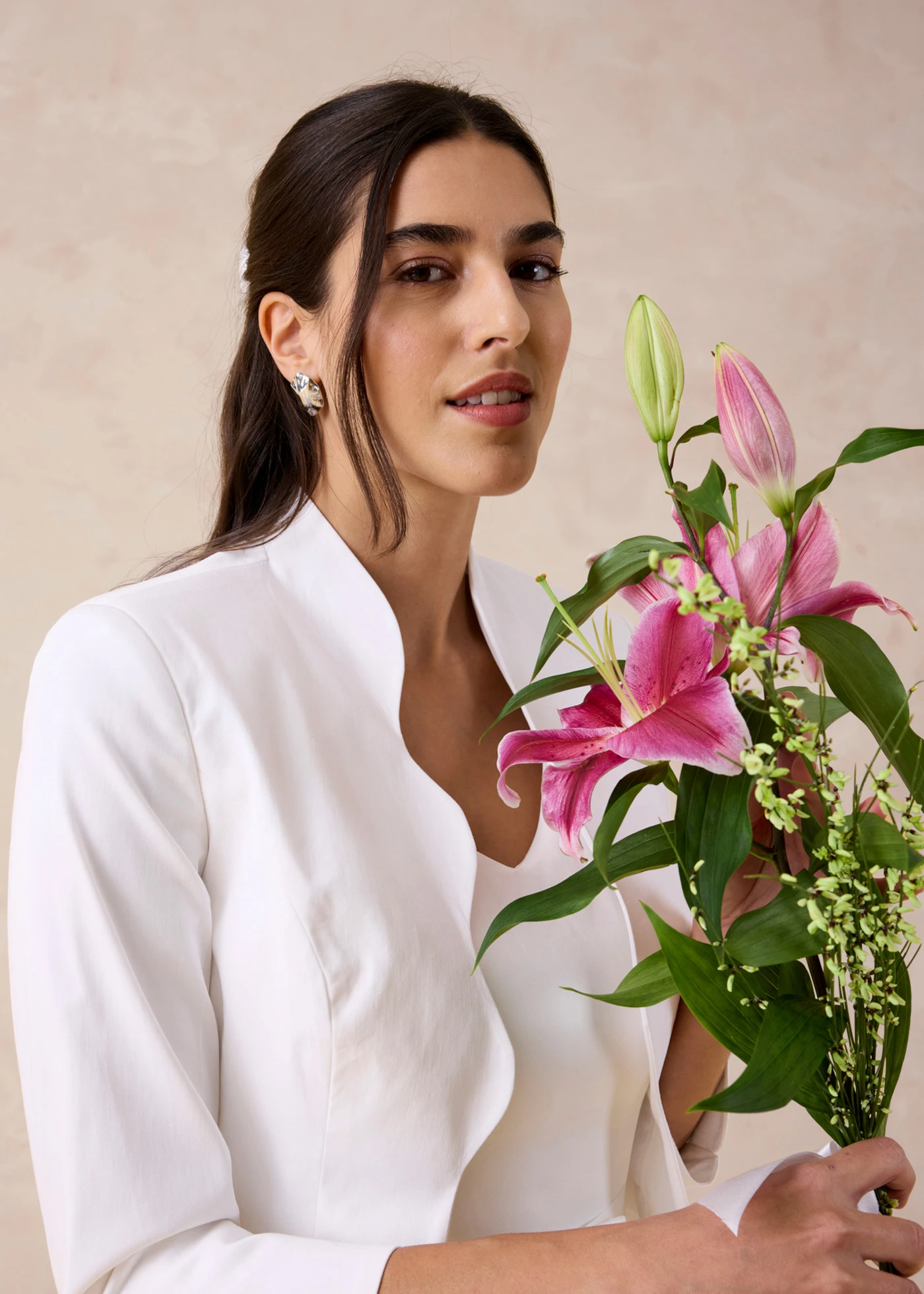 Boléro en coton fin • blanc • Boutique bonprix