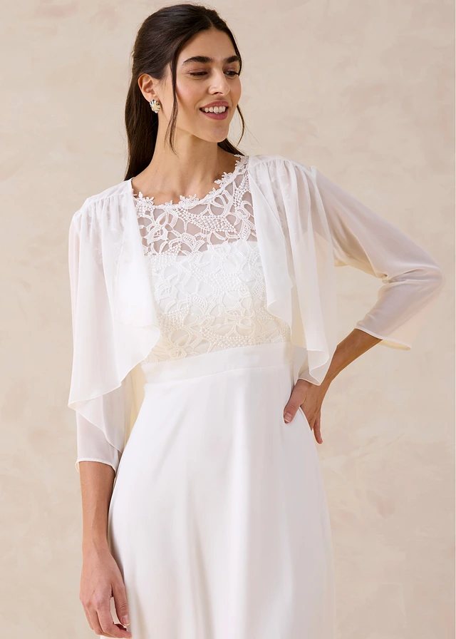 Bolero van elegant chiffon
