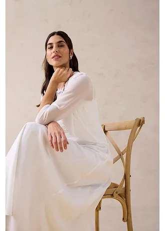 Bolero van elegant chiffon • wolwit • bonprix online shop