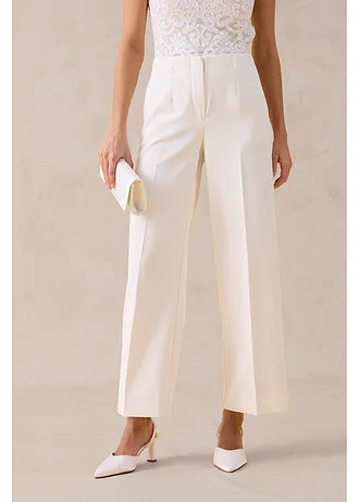 Marlene Dietrich broek, Kleur: wolwit