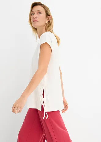 Bluză din bumbac organic 100% • ecru • magazin bonprix