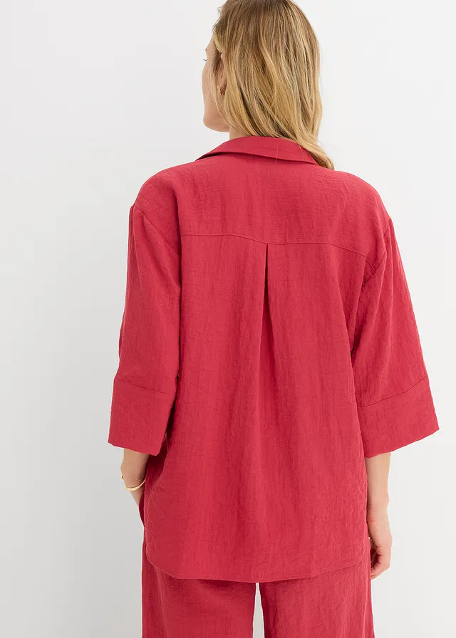 Tunique douce en viscose majoritaire • rouge cerise • product-page.page-title-suffix