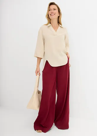 Tuniek van zachte viscose-mix • lichtsand • bonprix online shop