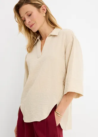 Tunique douce en viscose majoritaire • sable clair • Boutique bonprix