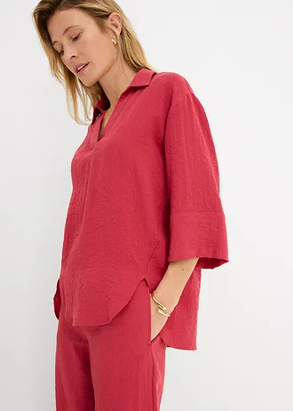 Tuniek van zachte viscose-mix • kersenrood • bonprix online shop