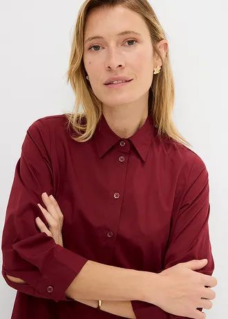 Ingruha erős puplin anyagból, szín: rubinvörös