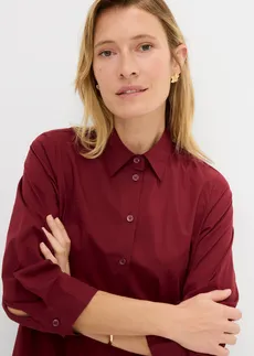 Szmizjerka z mocnej popeliny, kolor: czerwony rubinowy