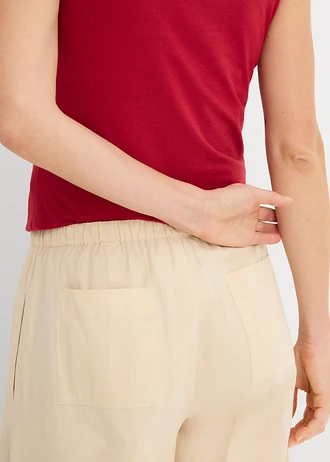 Culotte nohavice z čistej bio bavlny • svetlopiesková • obchod bonprix