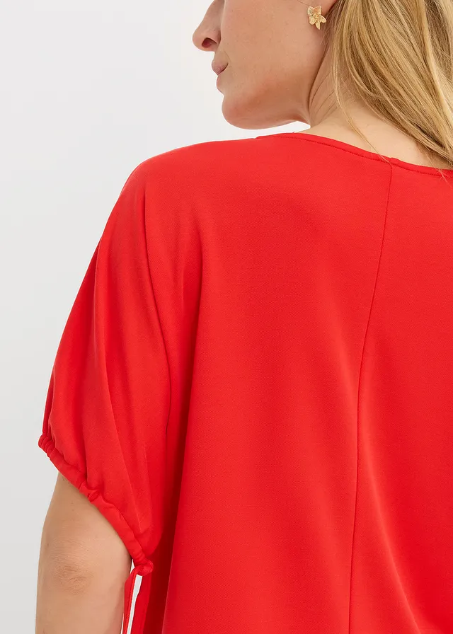 T-shirt ample en maille piquée robuste • fraise • product-page.page-title-suffix