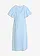 Robe de grossesse et d’allaitement en gaze de coton, Couleur: bleu clair