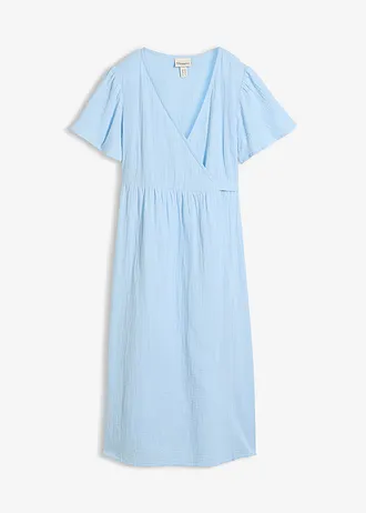 2 az 1-ben kismama ruha szoptatós funkcióval pamut-muszlinból