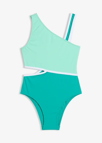 Badpak, Kleur: mentholblauw-smaragd-wit