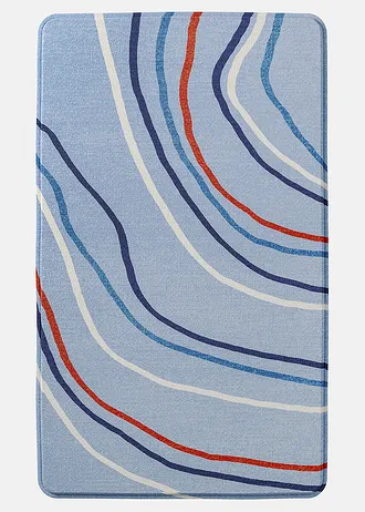 Tapis de bain à mémoire de forme • bleu • Boutique bonprix