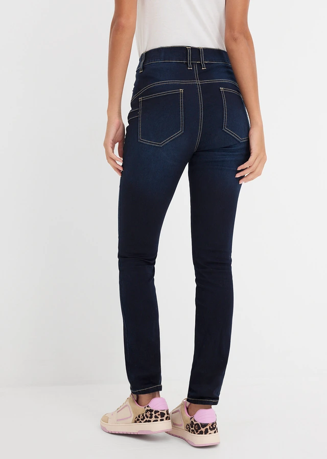 Jean slim taille haute, super extensible • bleu foncé denim • product-page.page-title-suffix